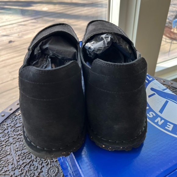 NEW BIRKENSTOCK UTTI SUEDE SLIP ON SHOES IN BLACK 45 12 main image 10